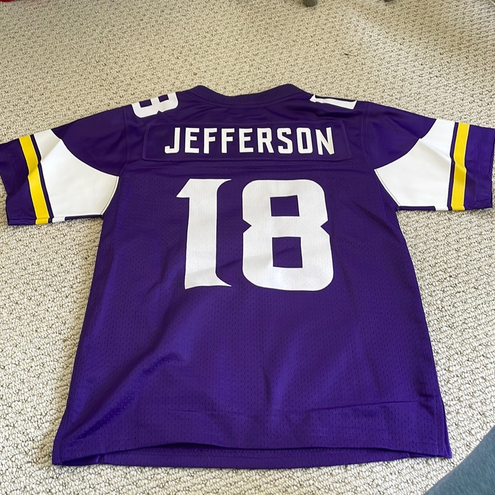 Minnesota Vikings Jefferson number 18 football jersey